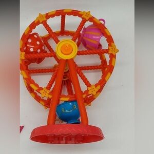 LALALOOPSY Peanut's Spinning Ferris Wheel and school bus for mini lalaloopsy